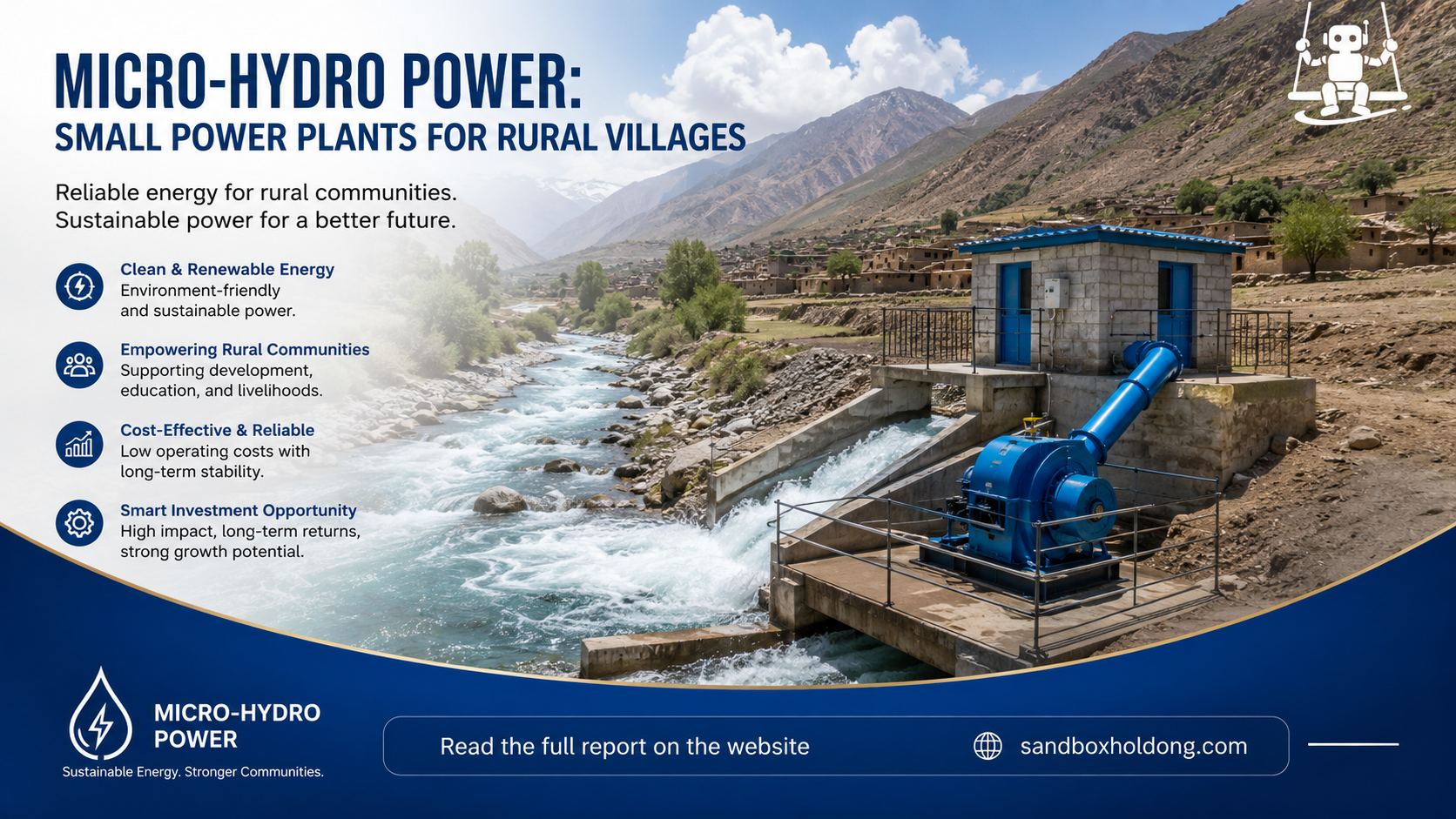  Micro-Hydro Power: Small Power Plants for Rural Villages